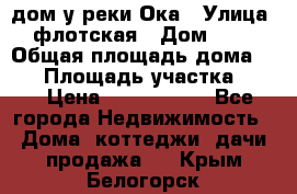 дом у реки Ока › Улица ­ флотская › Дом ­ 36 › Общая площадь дома ­ 60 › Площадь участка ­ 15 › Цена ­ 1 300 000 - Все города Недвижимость » Дома, коттеджи, дачи продажа   . Крым,Белогорск